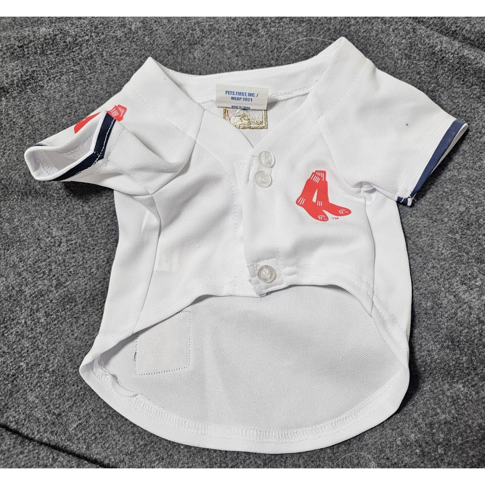 MLB Boston Red Sox Pet Team Jersey Size S  9"- 12" EUC